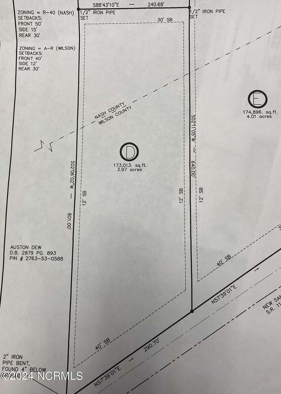 3.97 Acres of Residential Land for Sale in Sims, North Carolina