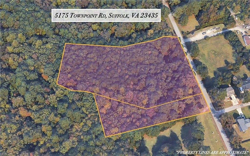 5 Acres of Land for Sale in Suffolk, Virginia