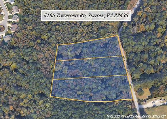 3.4 Acres of Residential Land for Sale in Suffolk, Virginia