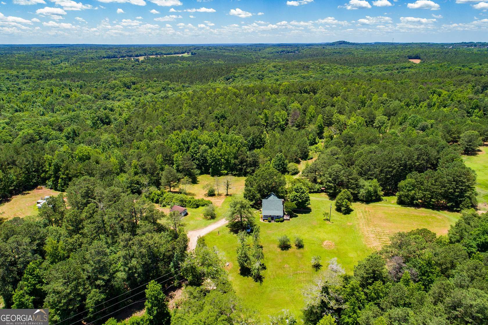 20.58 Acres of Agricultural Land with Home for Sale in Villa Rica, Georgia