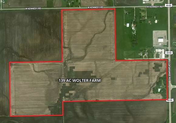 139 Acres of Recreational Land & Farm for Sale in Peotone, Illinois