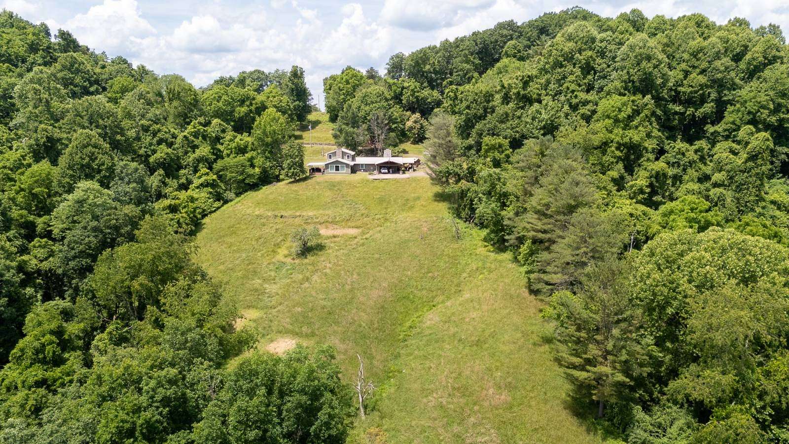 15.43 Acres of Land with Home for Sale in Glenville, West Virginia