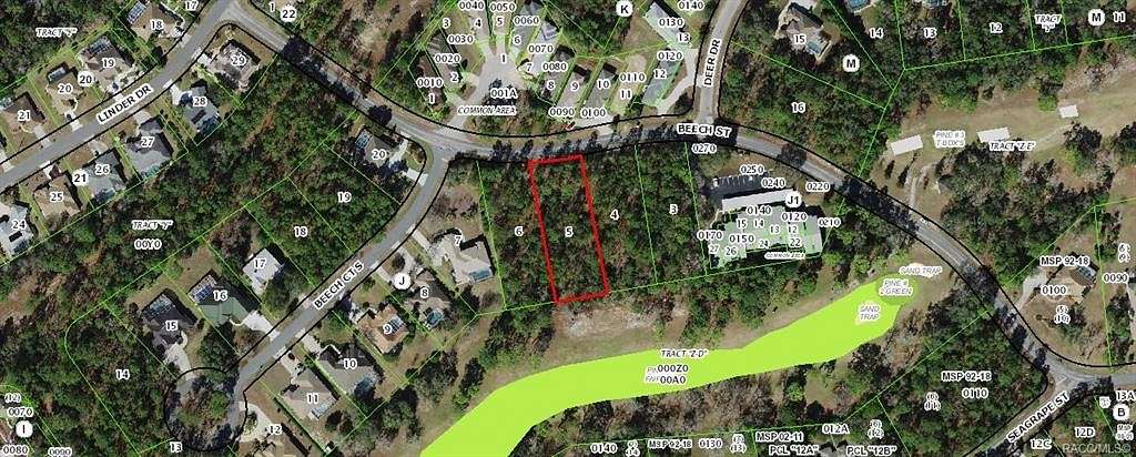 0.63 Acres of Residential Land for Sale in Homosassa, Florida