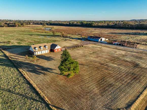 279 Acres of Agricultural Land with Home for Sale in Muskogee, Oklahoma