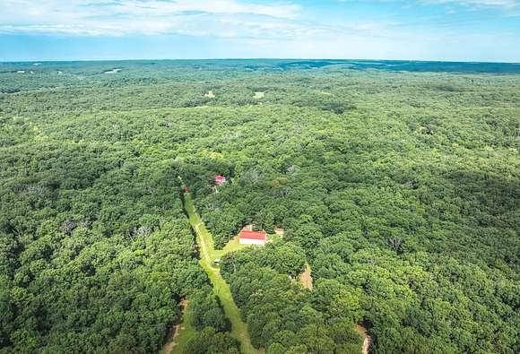 78 Acres of Land with Home for Sale in Versailles, Missouri