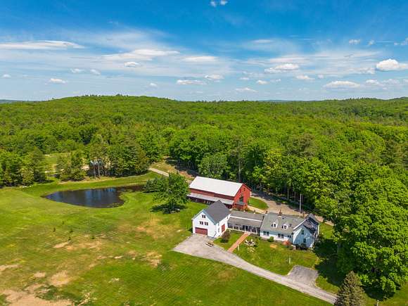 52.3 Acres of Land with Home for Sale in Pownal Town, Maine