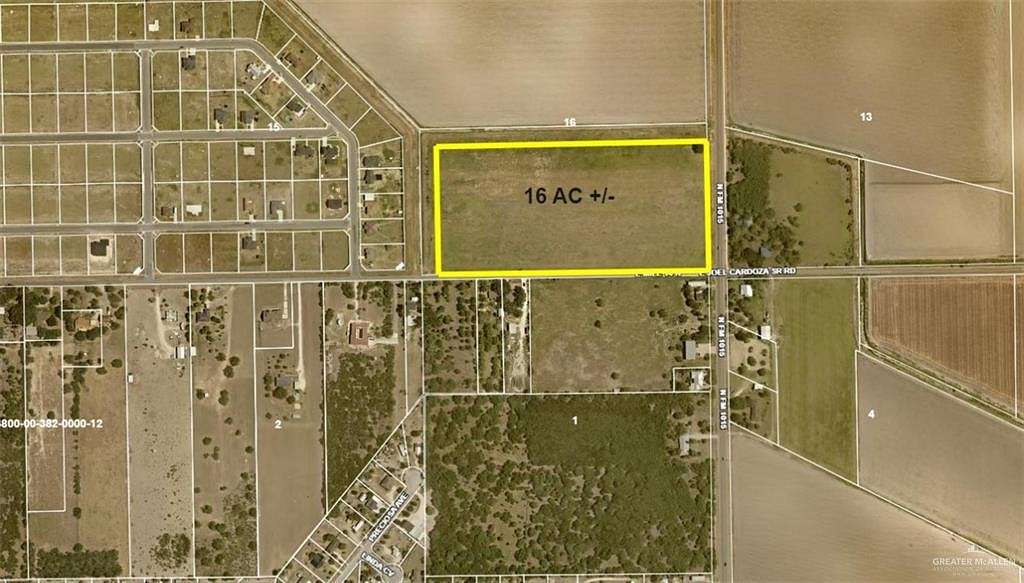 16.11 Acres of Commercial Land for Sale in Weslaco, Texas