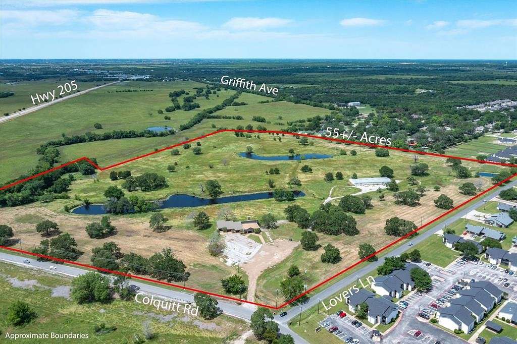 54.868 Acres of Land for Sale in Terrell, Texas