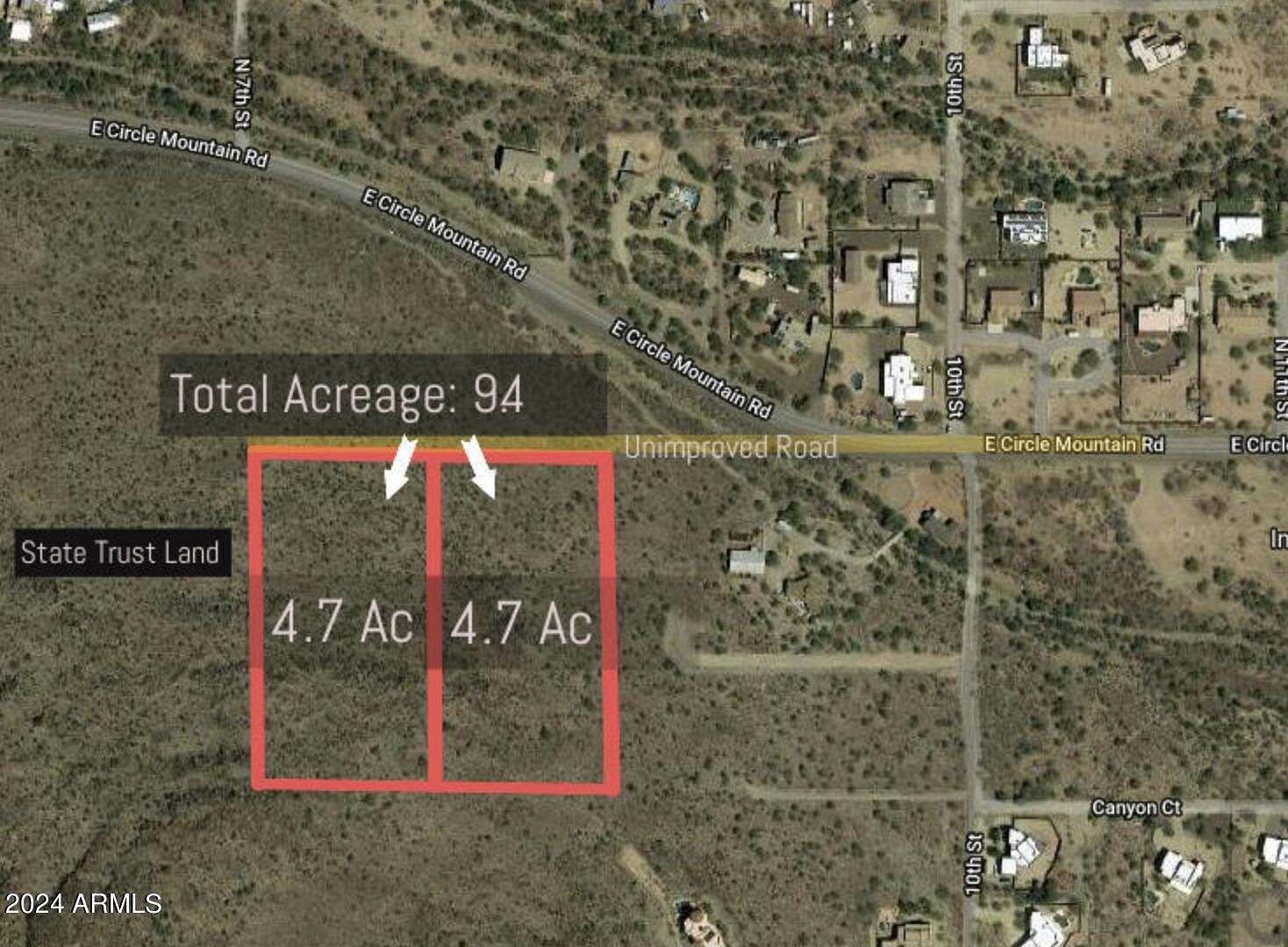 9.4 Acres of Residential Land for Sale in New River, Arizona