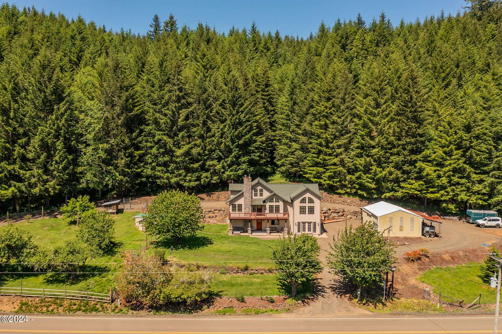 35.37 Acres of Land with Home for Sale in Beaver, Oregon