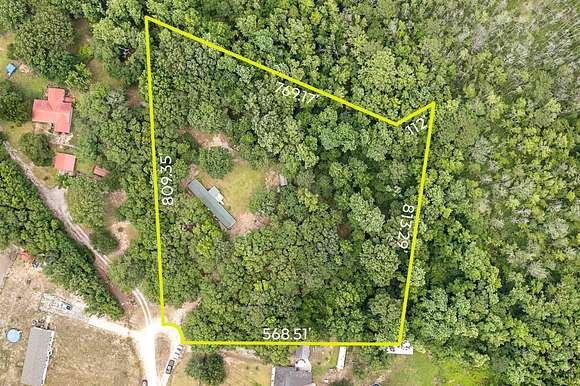 11.84 Acres of Land with Home for Sale in Cottageville, South Carolina