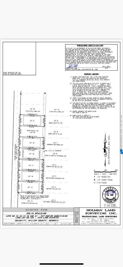 0.5 Acres of Residential Land for Sale in Colquitt, Georgia