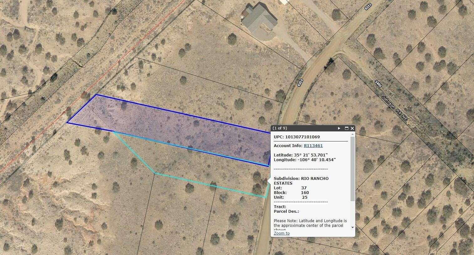 1.6 Acres of Land for Sale in Rio Rancho, New Mexico