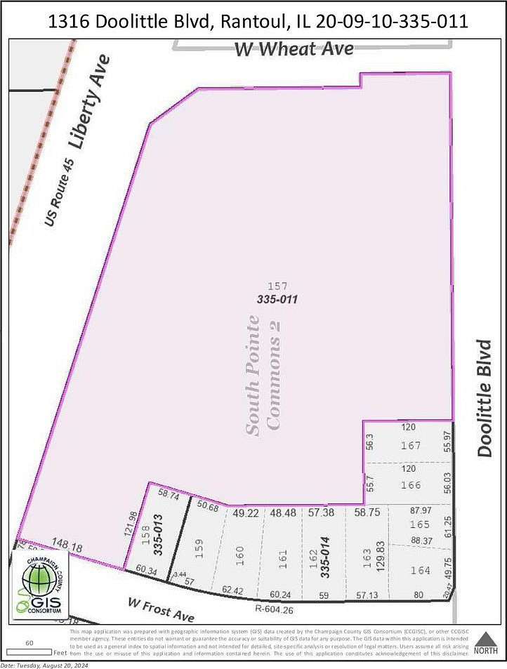 6.03 Acres of Mixed-Use Land for Sale in Rantoul, Illinois