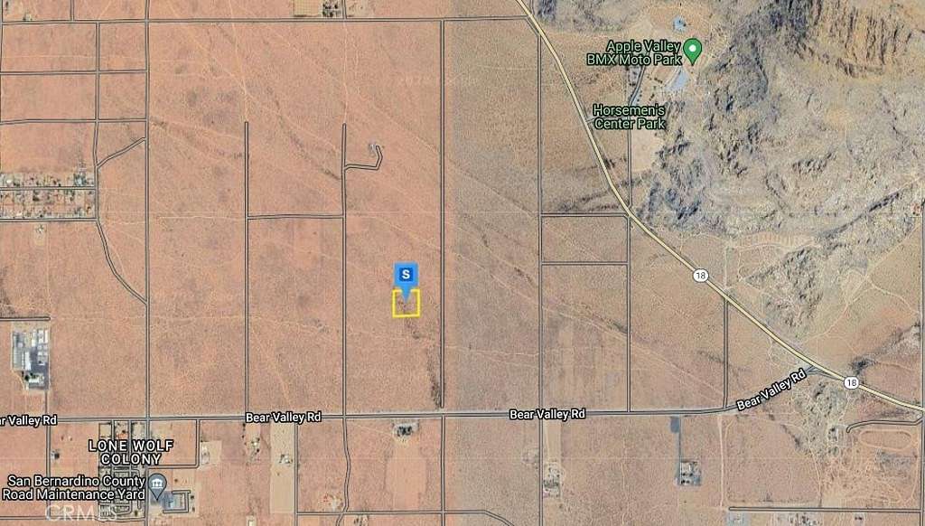 2.5 Acres of Residential Land for Sale in Apple Valley, California