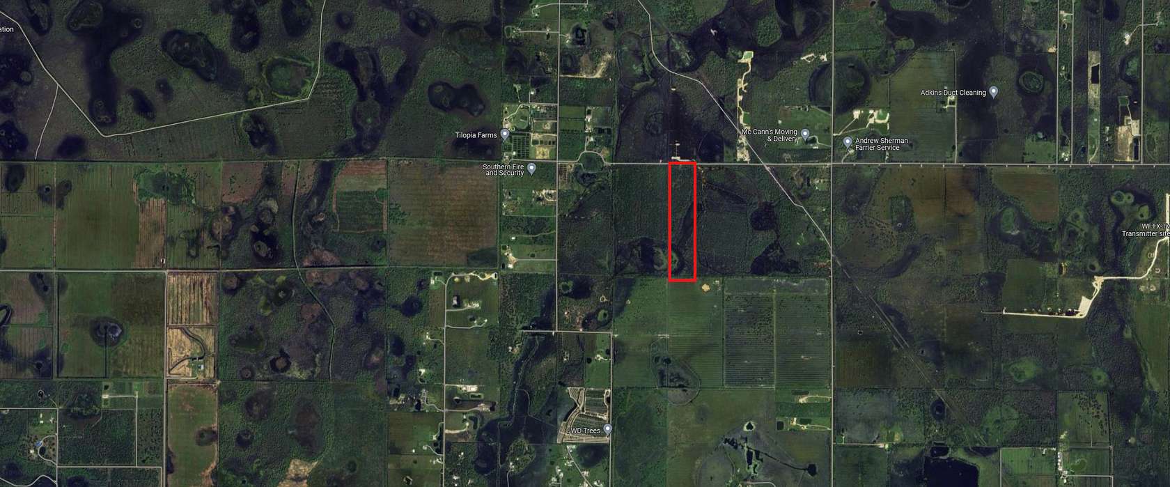 40 Acres of Recreational Land for Sale in Punta Gorda, Florida