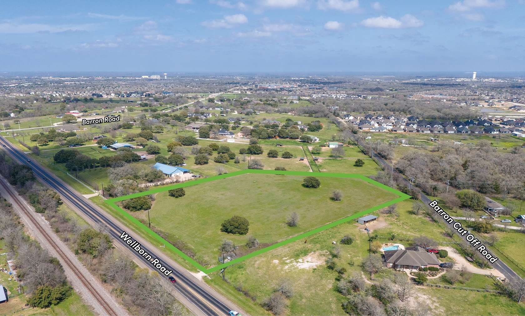 4.8 Acres of Residential Land for Sale in College Station, Texas