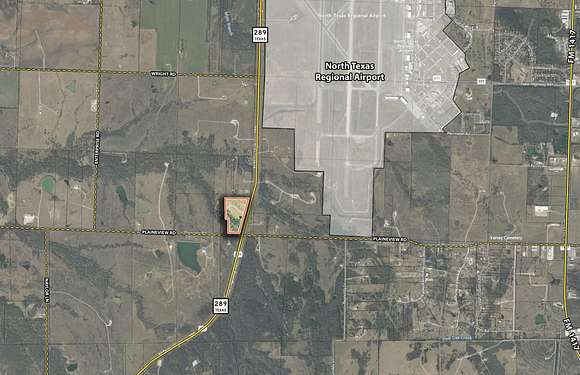 16.84 Acres of Commercial Land for Sale in Sherman, Texas