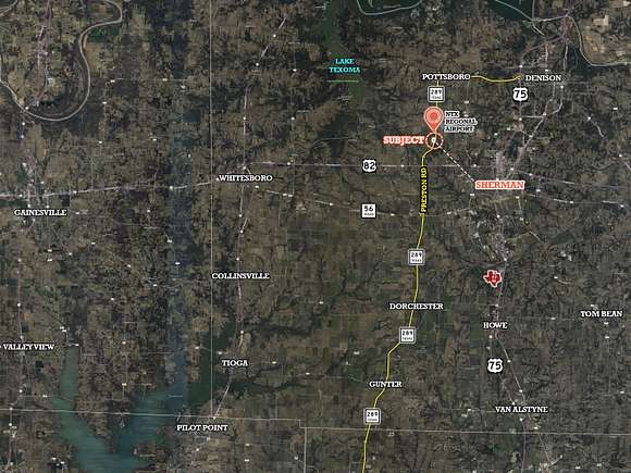 16.84 Acres of Commercial Land for Sale in Sherman, Texas