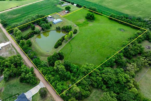 15.2 Acres of Land with Home for Auction in Garden Plain, Kansas