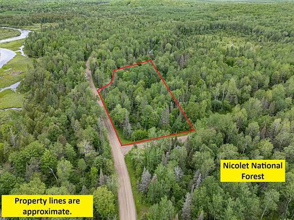 3.62 Acres of Land for Sale in Laona, Wisconsin