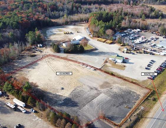 3.5 Acres of Commercial Land for Lease in Brentwood, New Hampshire