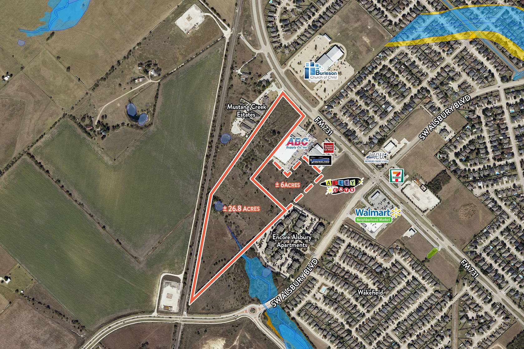 Commercial Land for Sale in Burleson, Texas