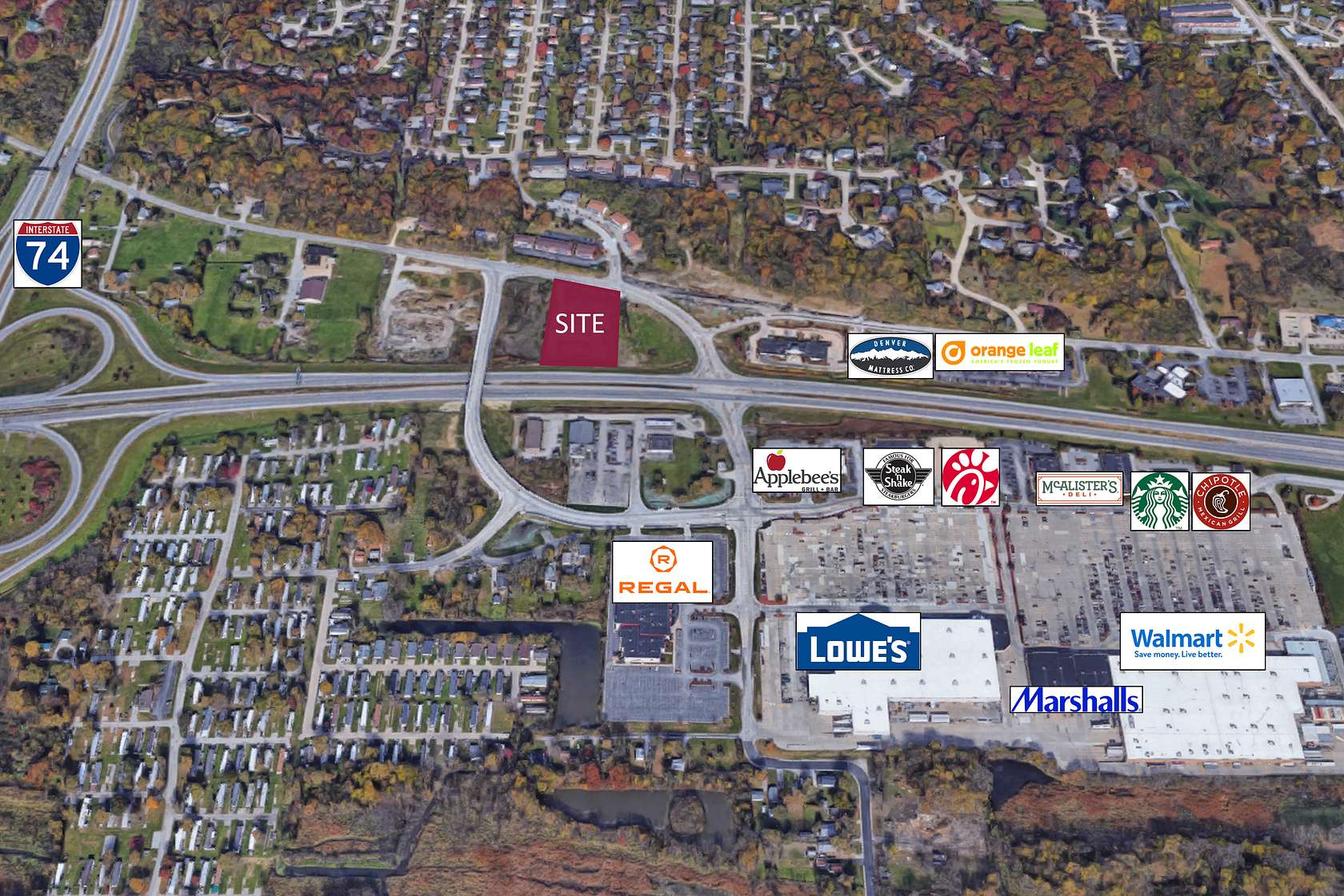 1.65 Acres of Commercial Land for Sale in Moline, Illinois