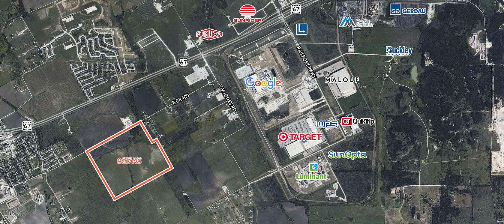 217 Acres of Land for Sale in Venus, Texas