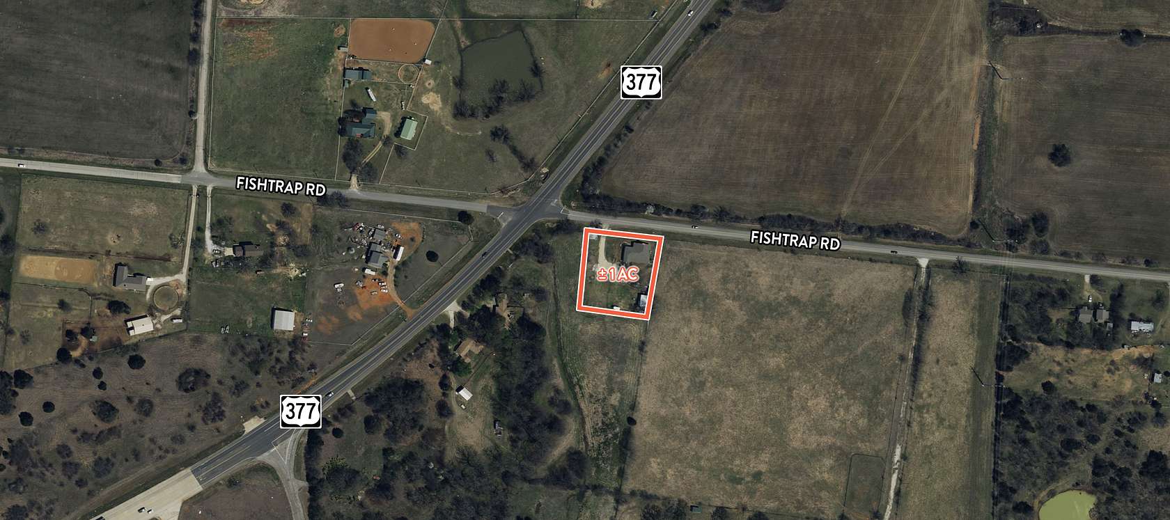 1 Acre of Land for Sale in Cross Roads, Texas