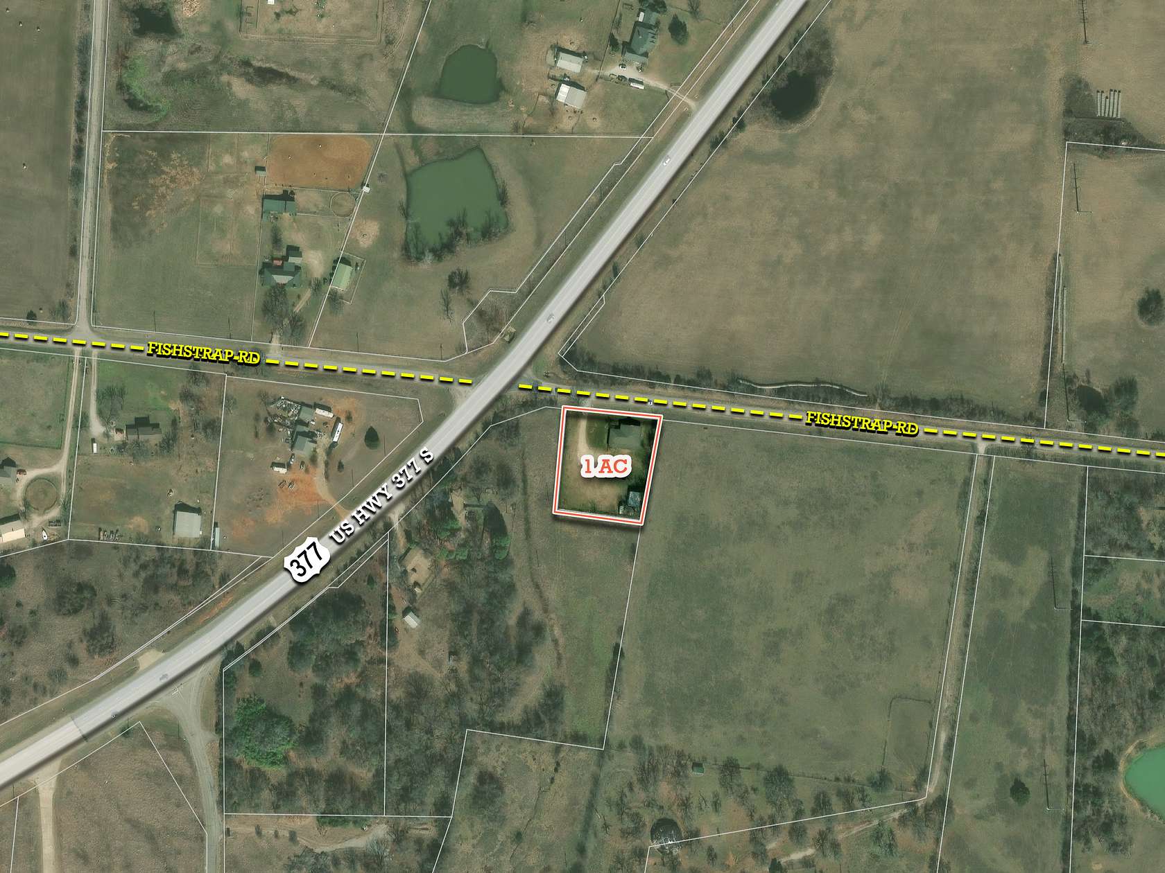 1 Acre of Commercial Land for Sale in Cross Roads, Texas