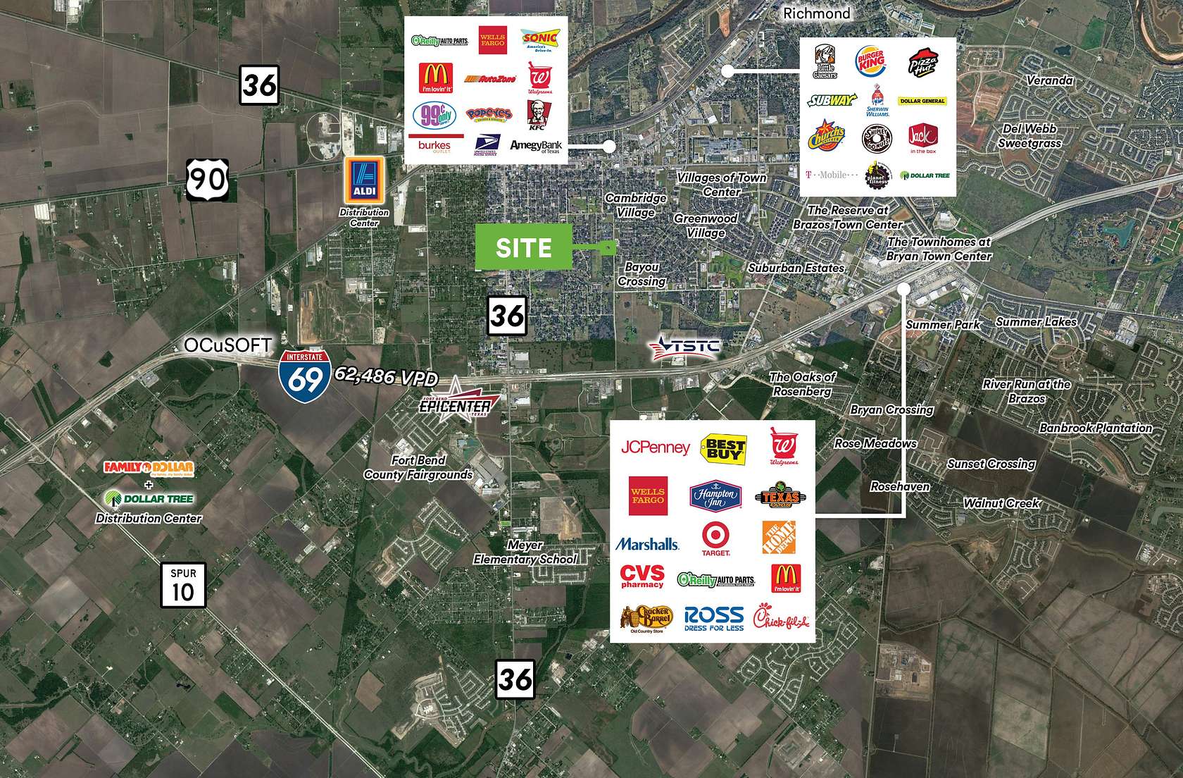 1.93 Acres of Commercial Land for Sale in Rosenberg, Texas