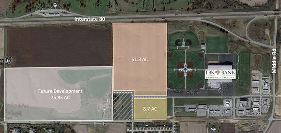 2 Acres of Commercial Land for Sale in Bettendorf, Iowa
