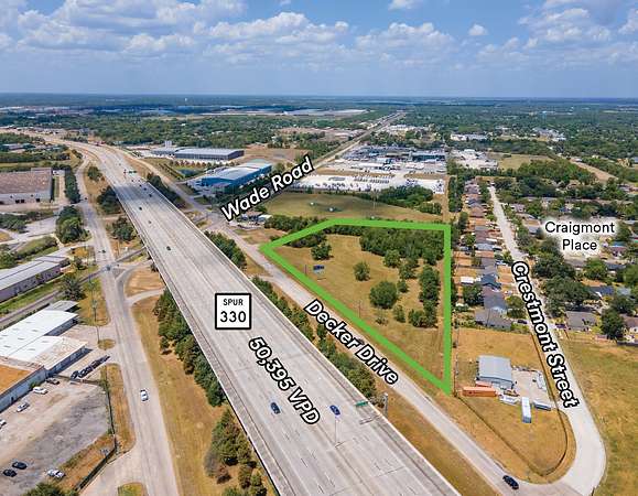 3.46 Acres of Commercial Land for Lease in Baytown, Texas