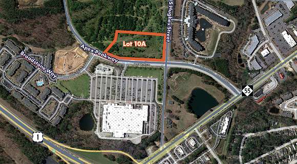5.7 Acres of Land for Sale in Apex, North Carolina