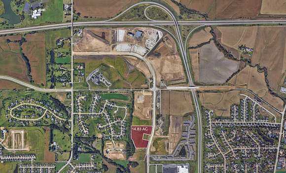 14.83 Acres of Land for Sale in Davenport, Iowa