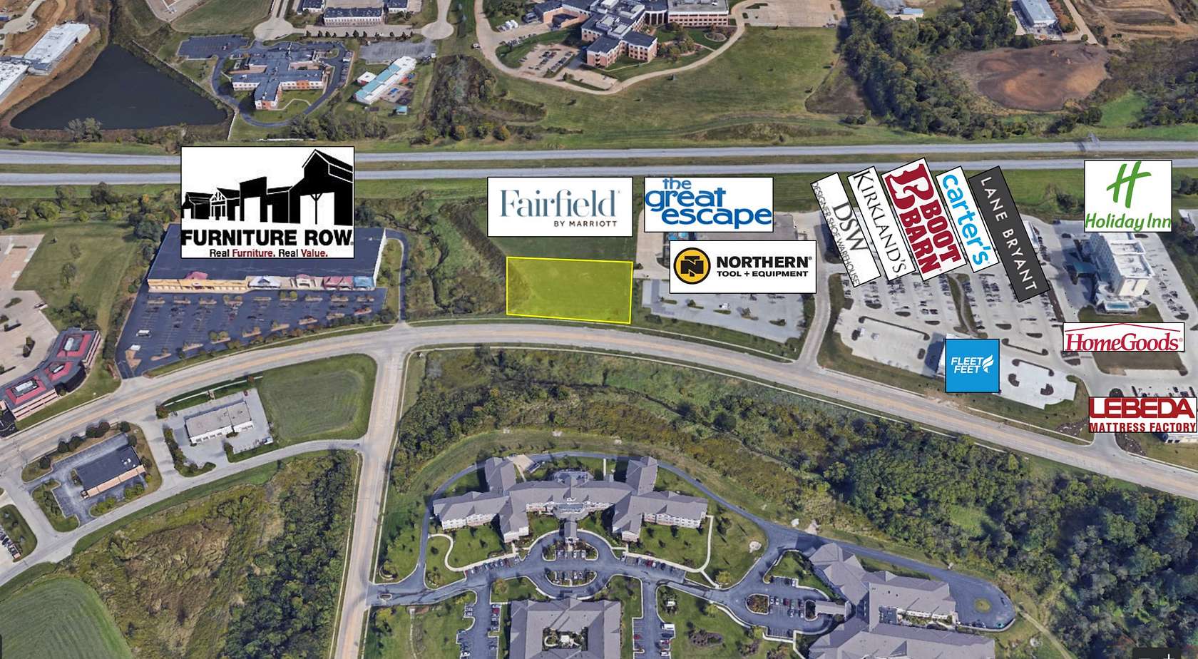 0.161 Acres of Land for Lease in Davenport, Iowa