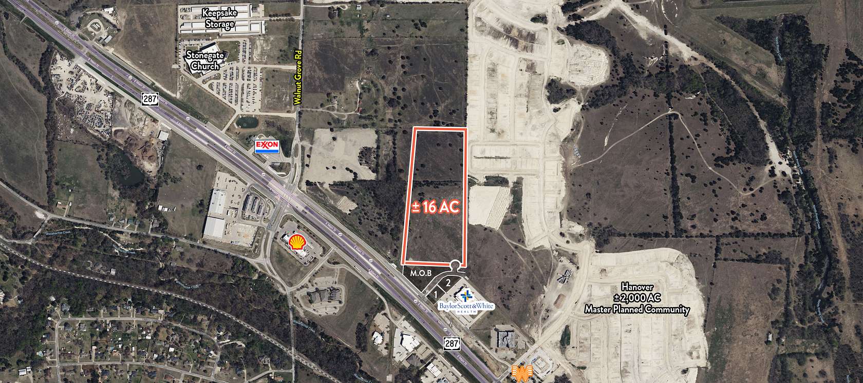 Commercial Land for Sale in Midlothian, Texas