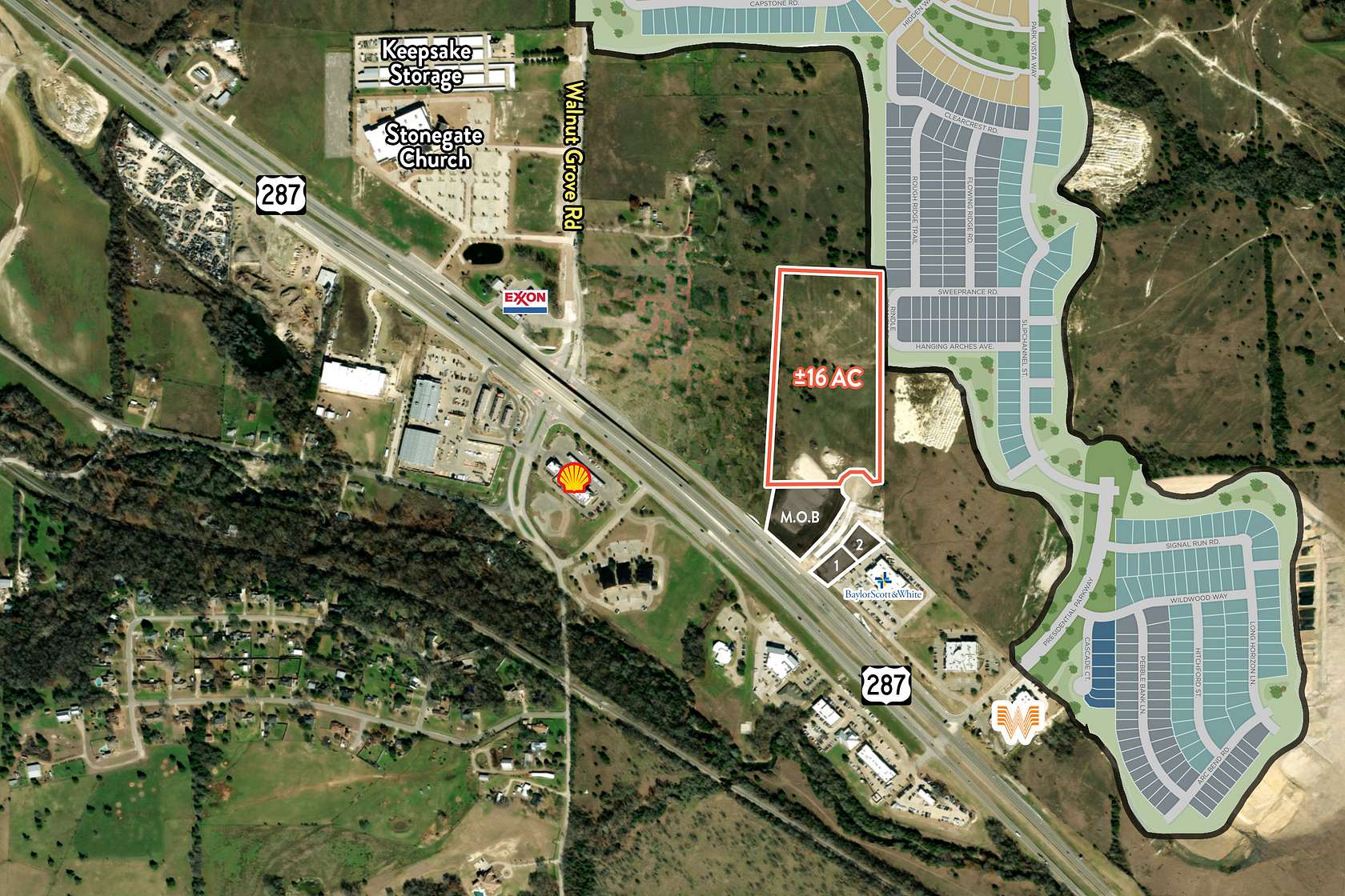 Commercial Land for Sale in Midlothian, Texas