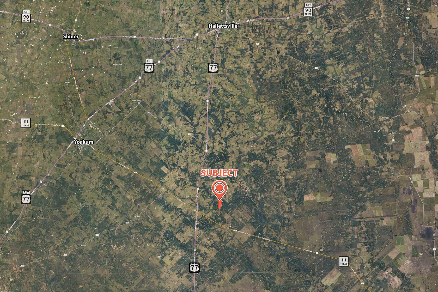 145 Acres of Land for Sale in Hallettsville, Texas