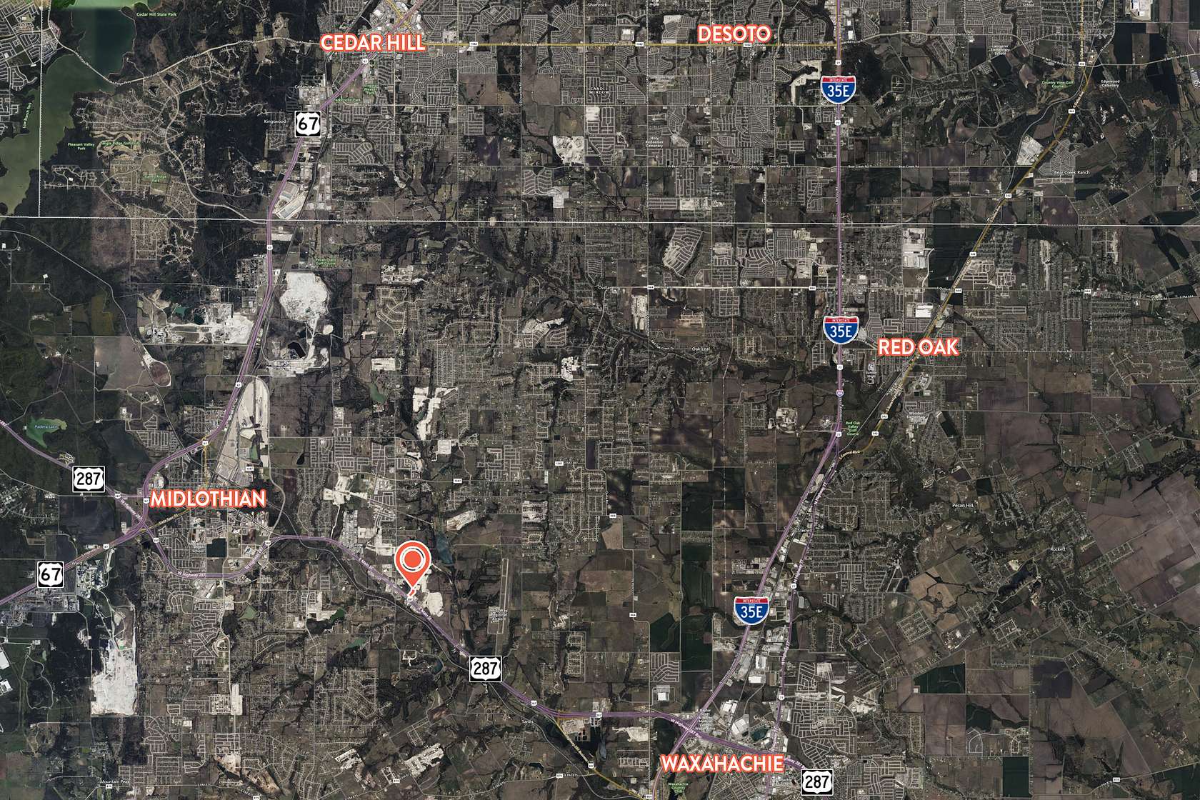 Commercial Land for Sale in Midlothian, Texas