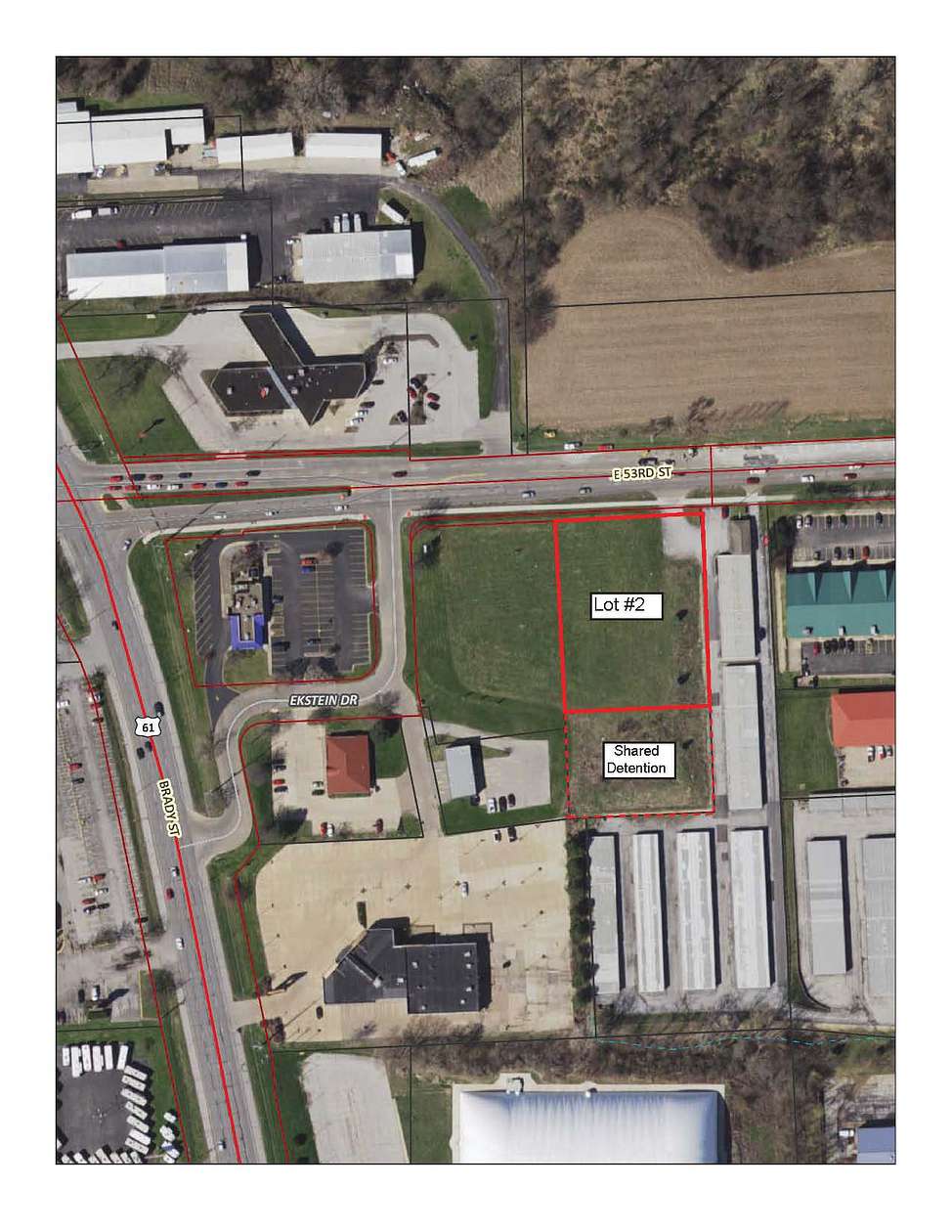 1.63 Acres of Commercial Land for Sale in Davenport, Iowa