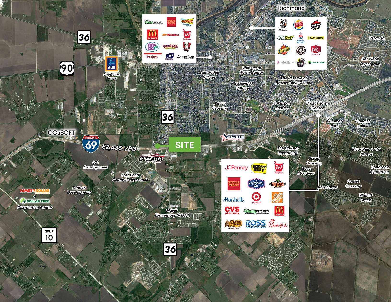 0.73 Acres of Commercial Land for Sale in Rosenberg, Texas