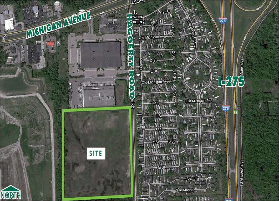 36 Acres of Commercial Land for Lease in Canton, Michigan