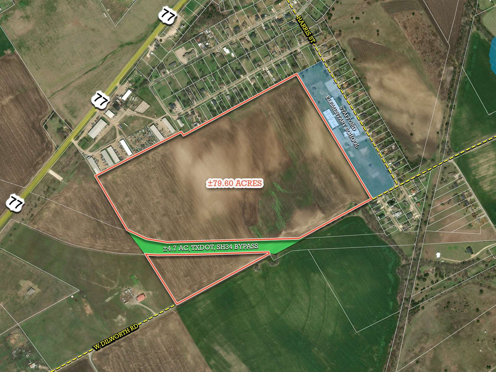 79.6 Acres of Land for Sale in Italy, Texas