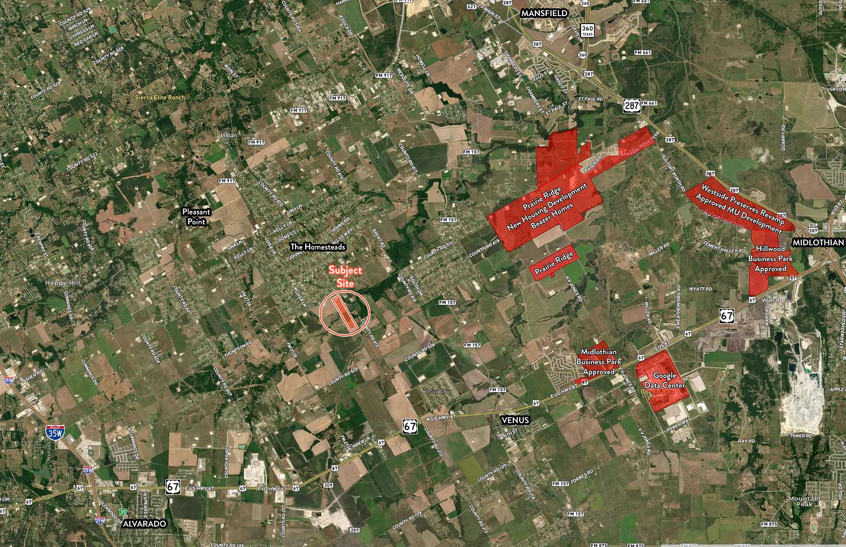 54.1 Acres of Land for Sale in Alvarado, Texas