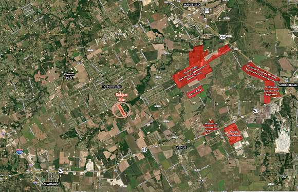 54.1 Acres of Land for Sale in Alvarado, Texas