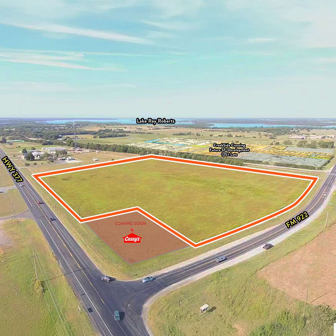 15.7 Acres of Land for Sale in Tioga, Texas