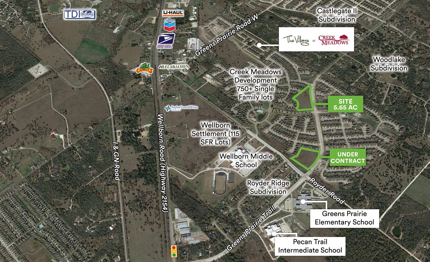 5.65 Acres of Land for Sale in College Station, Texas