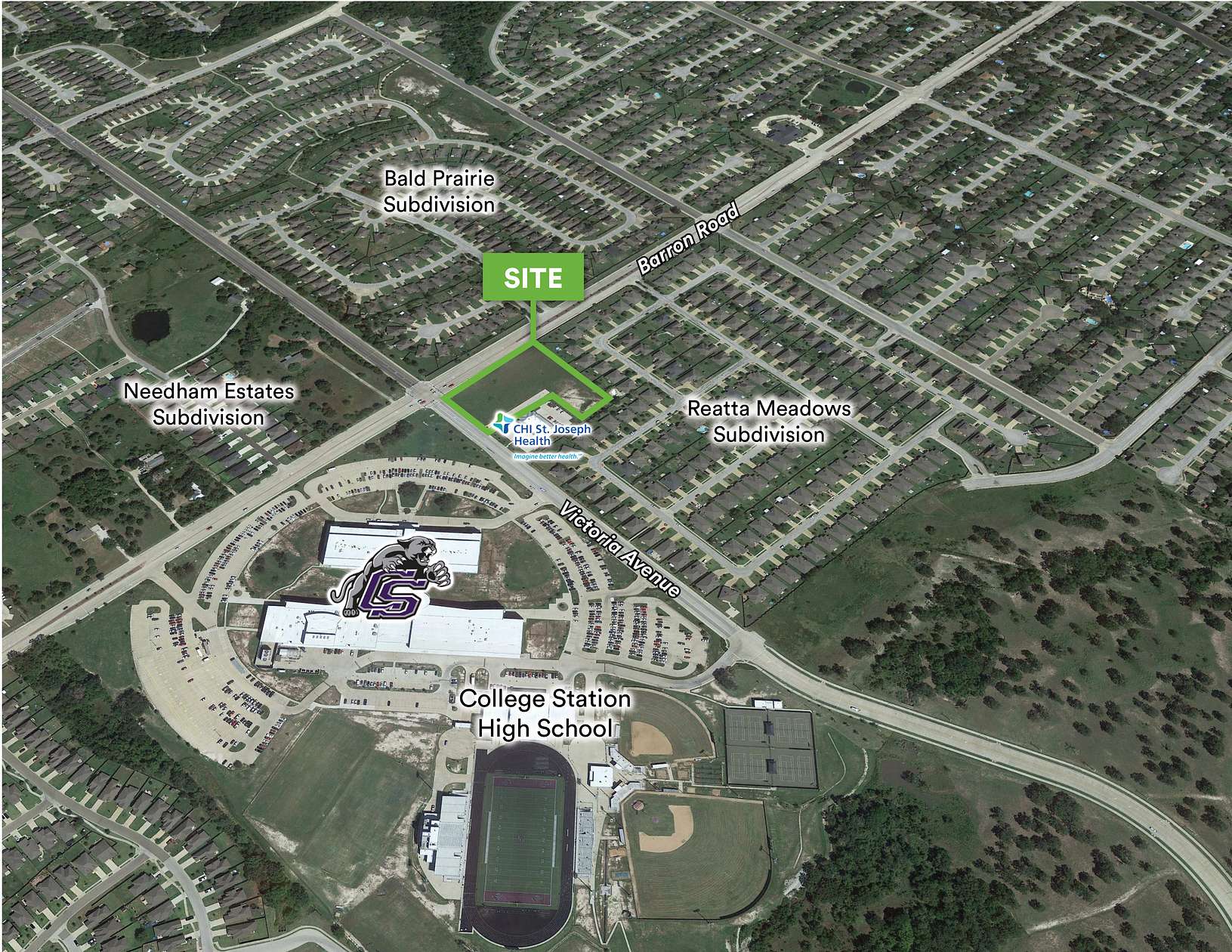 2.5 Acres of Land for Sale in College Station, Texas